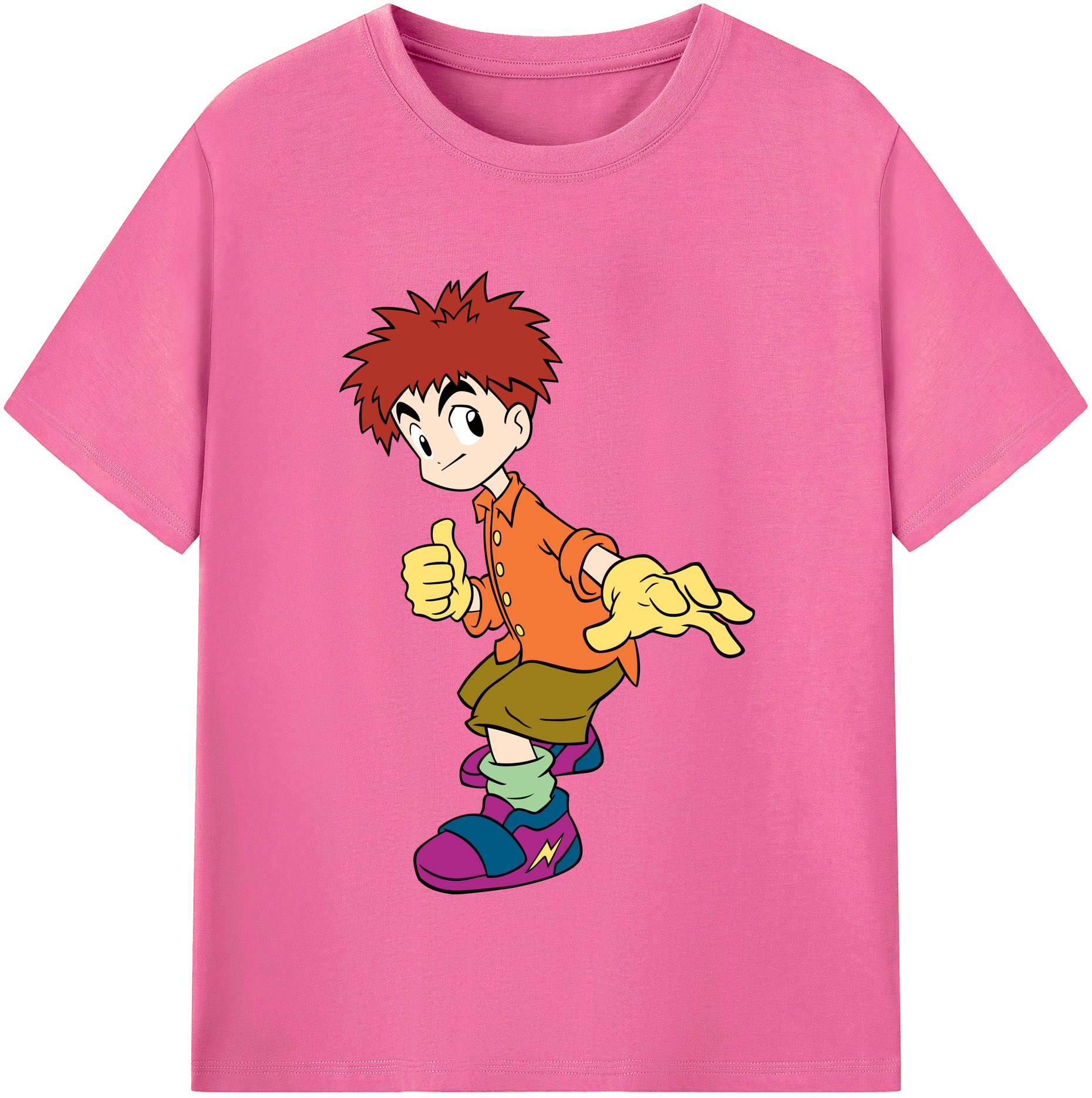 （画像用） Digimon デジタルモンスター/デジモン レディースカジュアルプリントTシャツ（綿100％）
